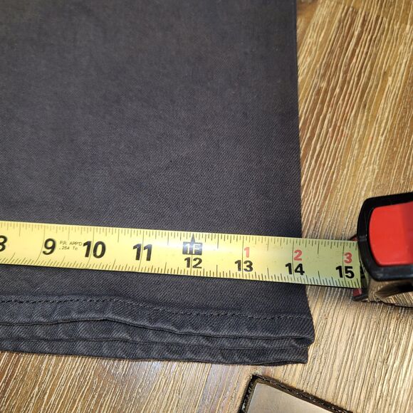 Universal Thread High-Rise Sailor Wide Leg Ankle Jeans Womens Size 17 Black - Picture 6 of 7